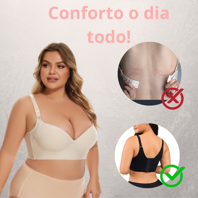 Kit 4 Sutiãs Becca Push-Up Modelador - PROMOÇÃO POR TEMPO LIMITADO 🔥